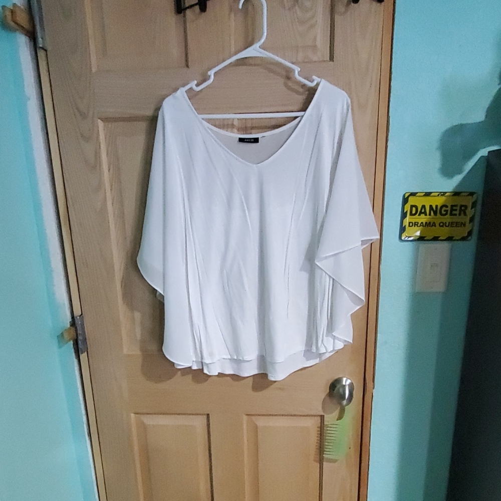 Flowy white blouse